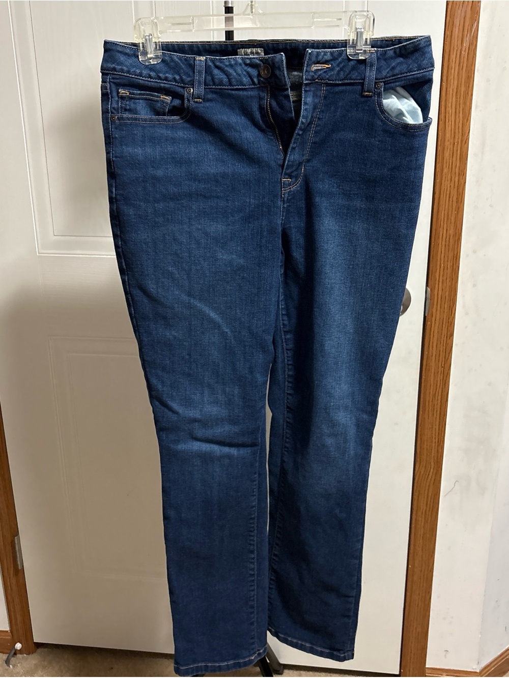 L.L. Bean Women’s Deep Blue Straight-Leg Jeans